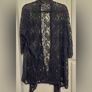 Black Lace Cardigan - Doubletake